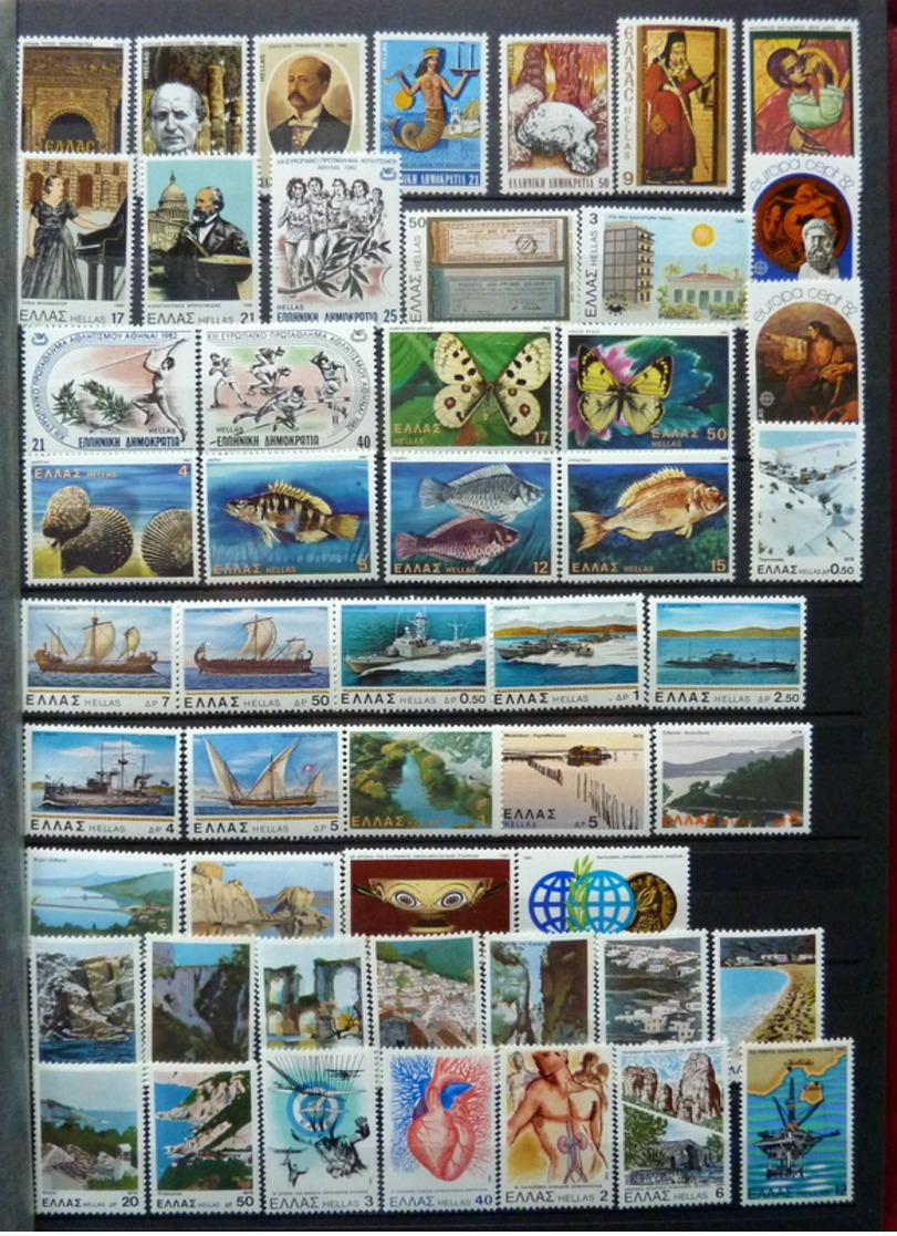 World collection,Europe/CEPT in 5 stockbooks MNH/Postfris/Neuf sans charniere