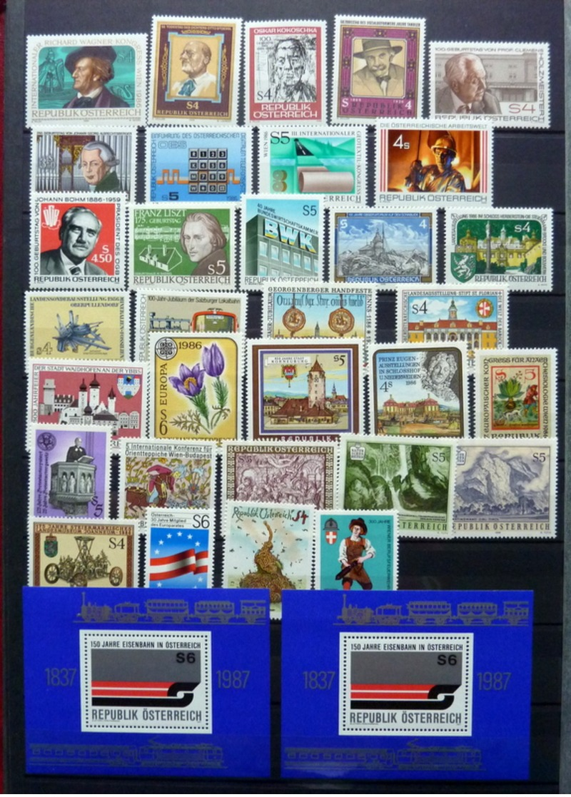 World collection,Europe/CEPT in 5 stockbooks MNH/Postfris/Neuf sans charniere