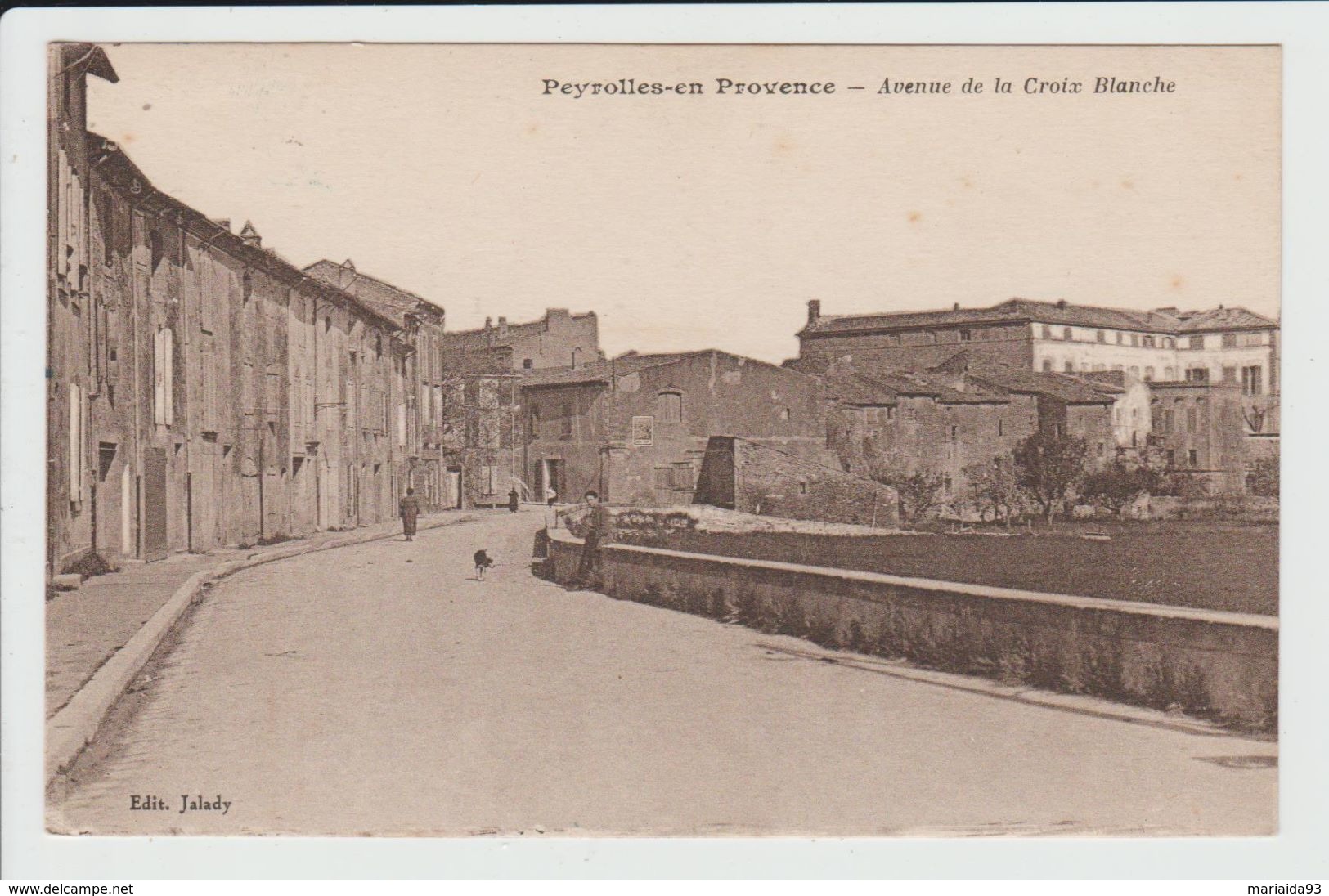 PEYROLLES EN PROVENCE - BOUCHES DU RHONE - AVENUE DE LA CROIX BLANCHE - Peyrolles