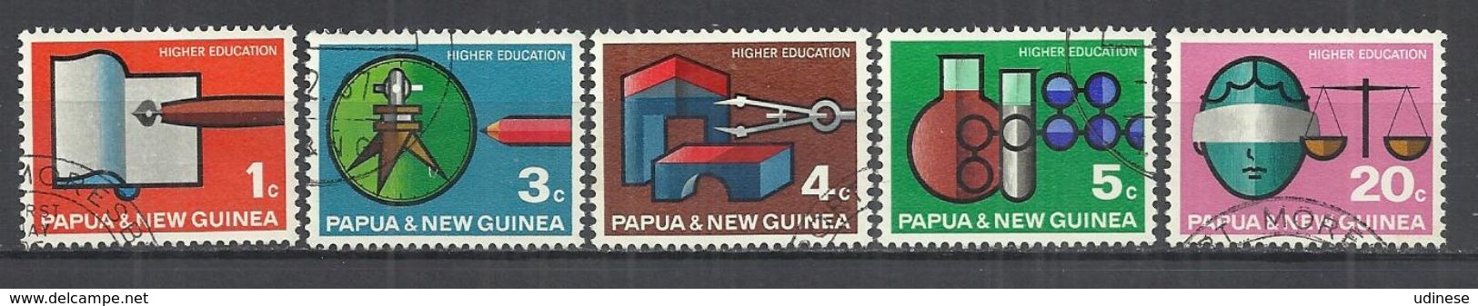 PAPUA NEW GUINEA 1967 - EDUCATION - CPL. SET - USED OBLITERE GESTEMPELT USADO - Papoea-Nieuw-Guinea