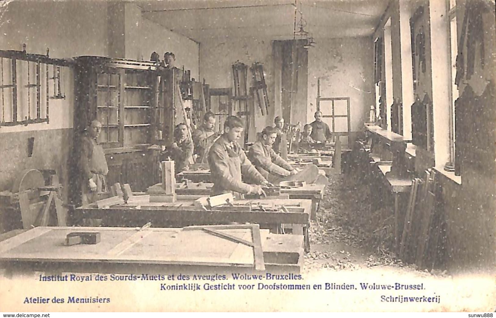 Woluwe - IRSA Institut Royal Des Sourds-Muets Et Des Aveugles - Atelier Des Menuisiers (animée) - Woluwe-St-Lambert - St-Lambrechts-Woluwe