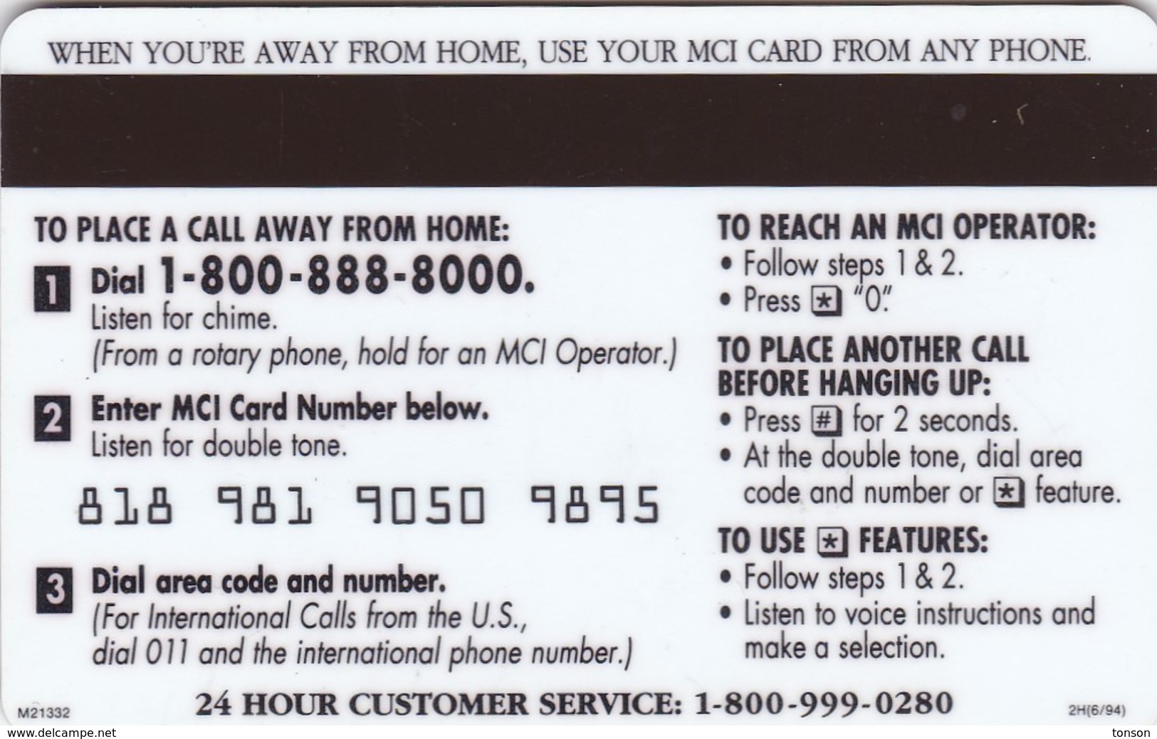 United States, MCI Personal / Northwest, World Phone, 2 Scans. - Other & Unclassified