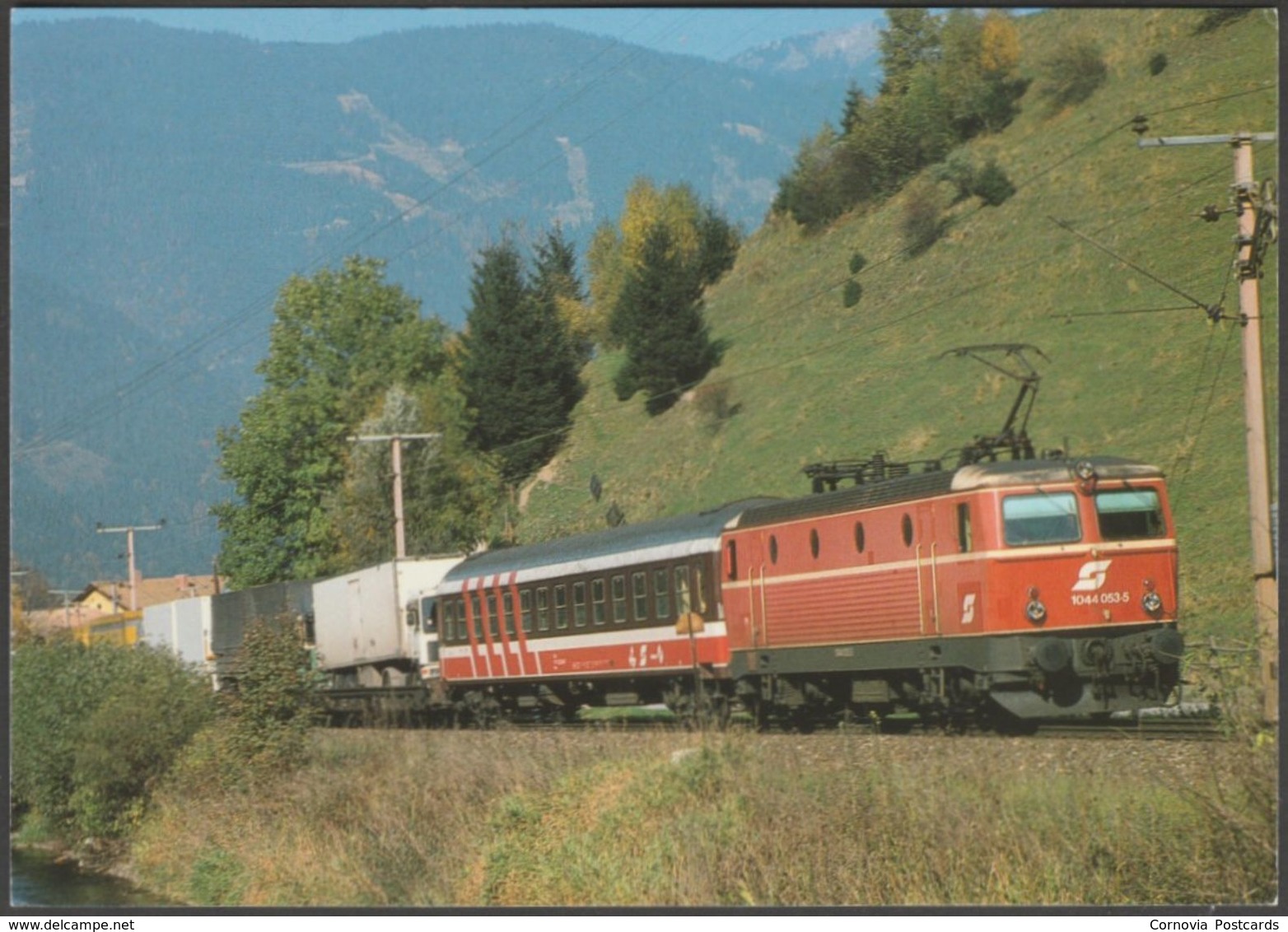 Österreichischen Bundesbahnen Elektro-Lokomotive 1044 053-5 - Reiju AK - Trains