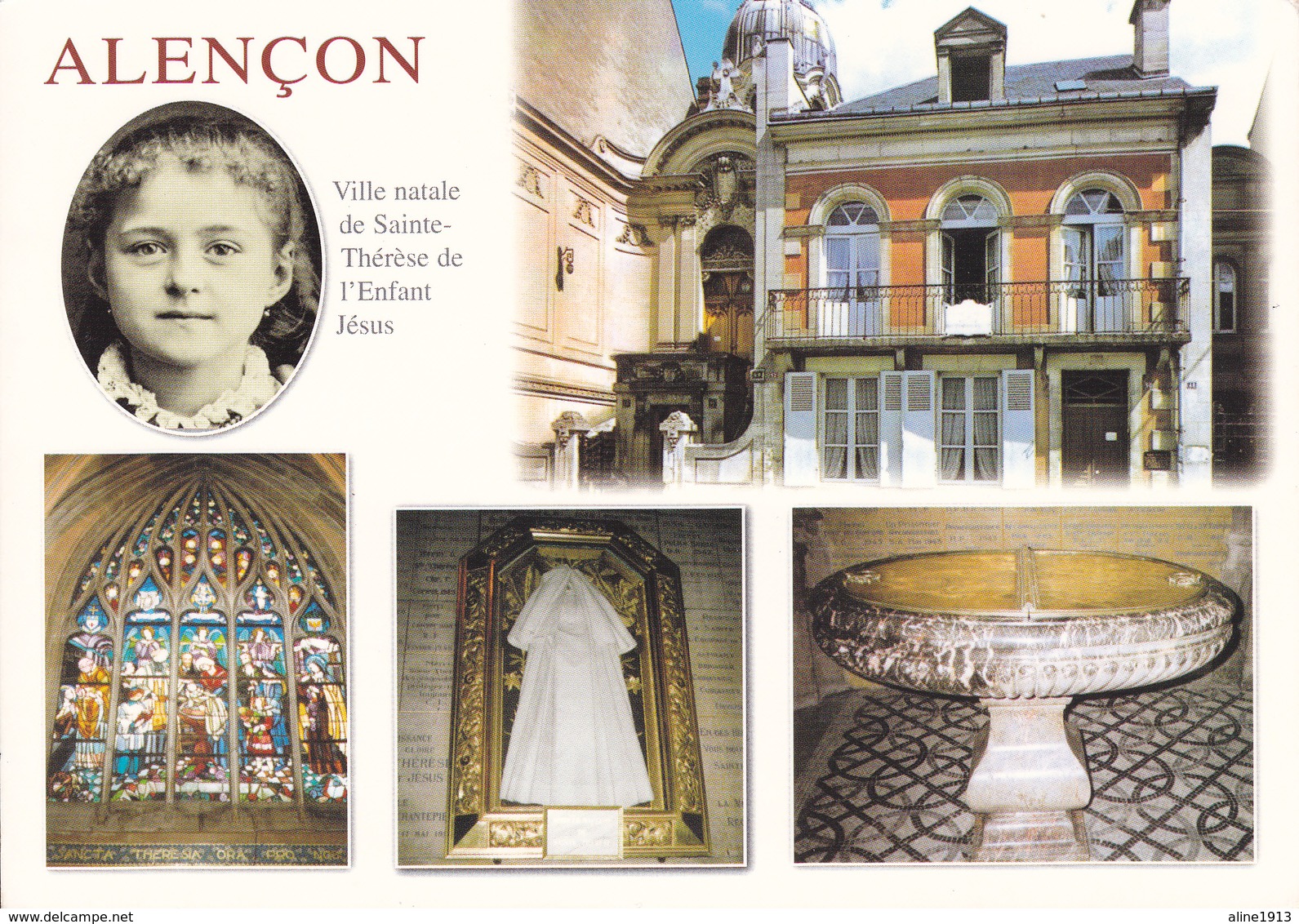 61 ALENCON / MULTIVUES / VILLE NATALE DE SAINTE THERESE / MAISON / ROBE DE BAPTEME .ETC... - Alencon