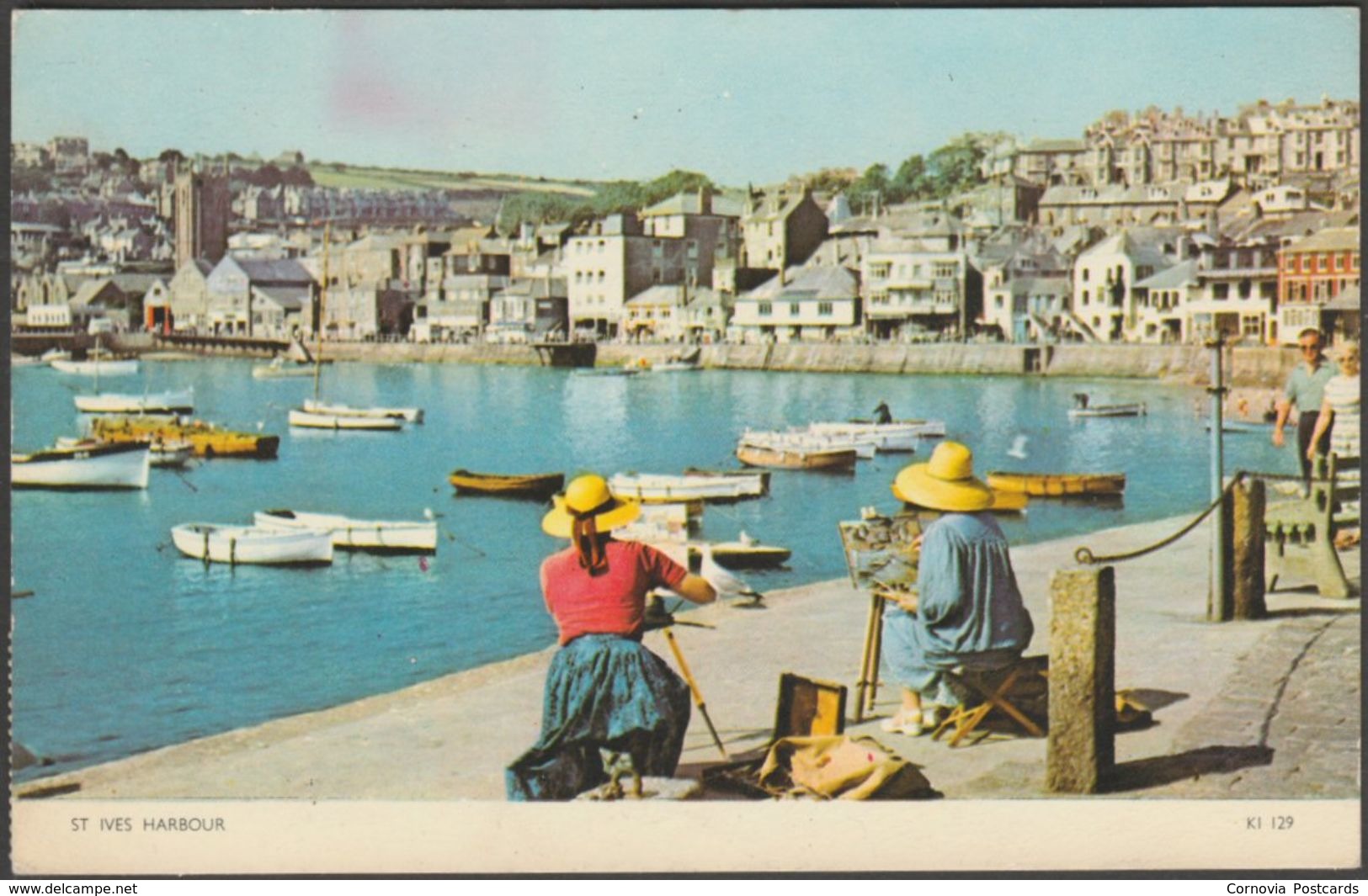 St Ives Harbour, Cornwall, 1961 - Jarrold Postcard - St.Ives