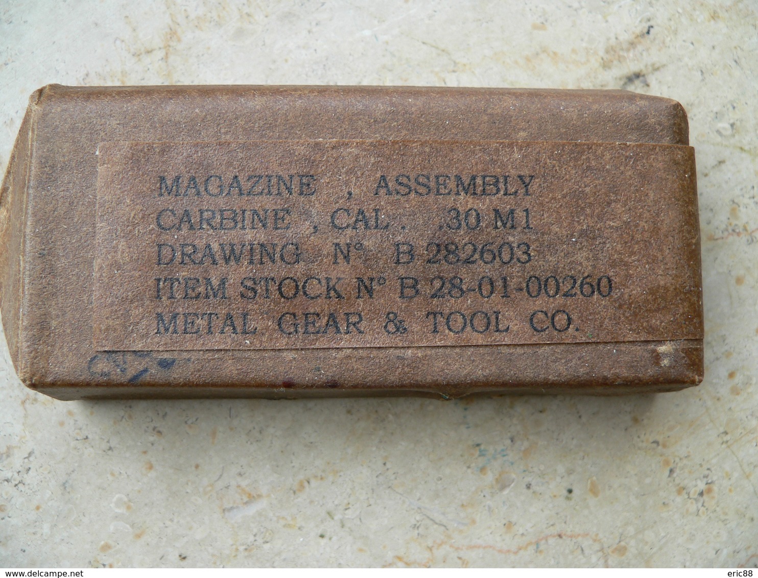 Chargeur USm1 Neutralisé Dans Emballage De Stockage Piece De Collection - Armes Neutralisées