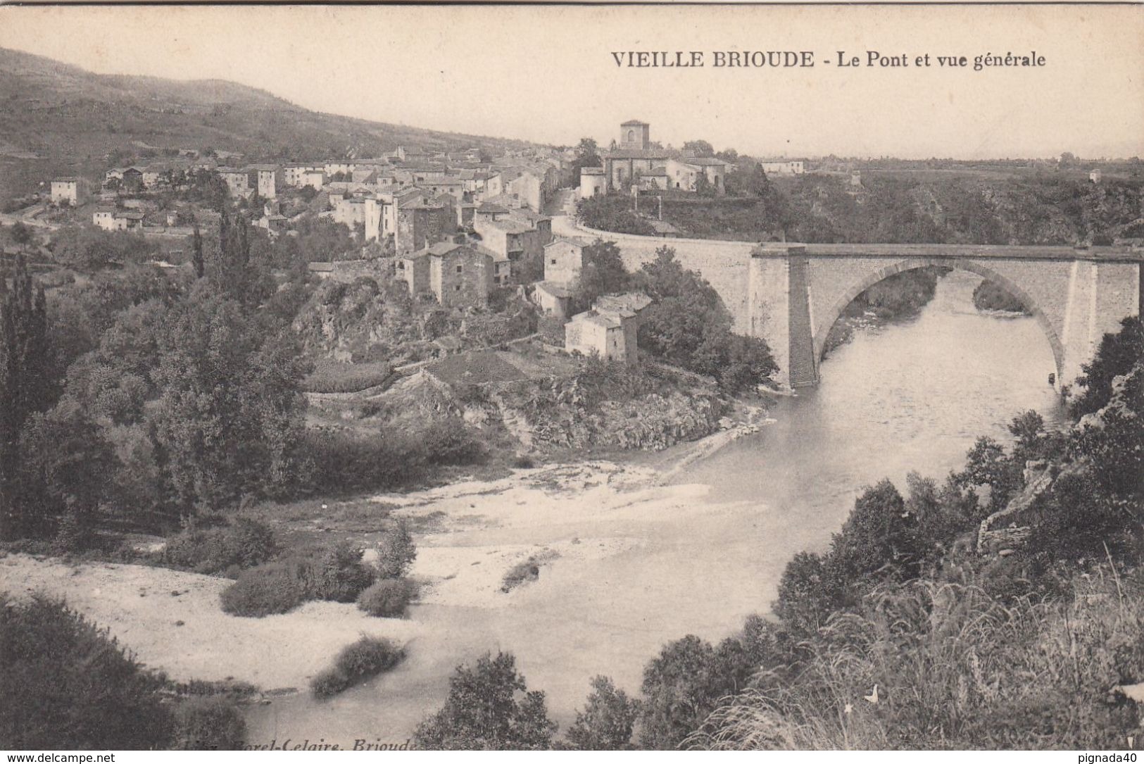 Cp , 43 , VIEILLE BRIOUDE , Le Pontet Vue Générale - Brioude