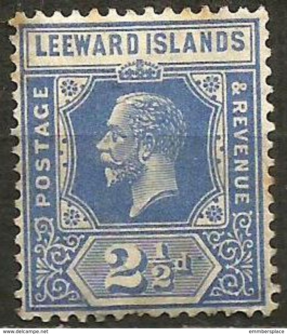 Leeward Islands - 1927 King George V 2.5d MH *  SG 67  Sc 70 - Leeward  Islands