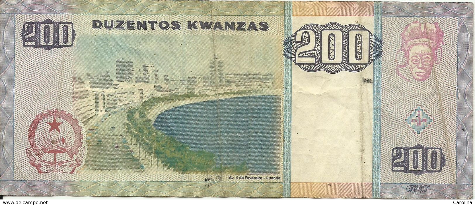 ANGOLA - 200 KWANZAS - 2011 - MU9396609 - CIRCULATED - NICE PRICE - Angola