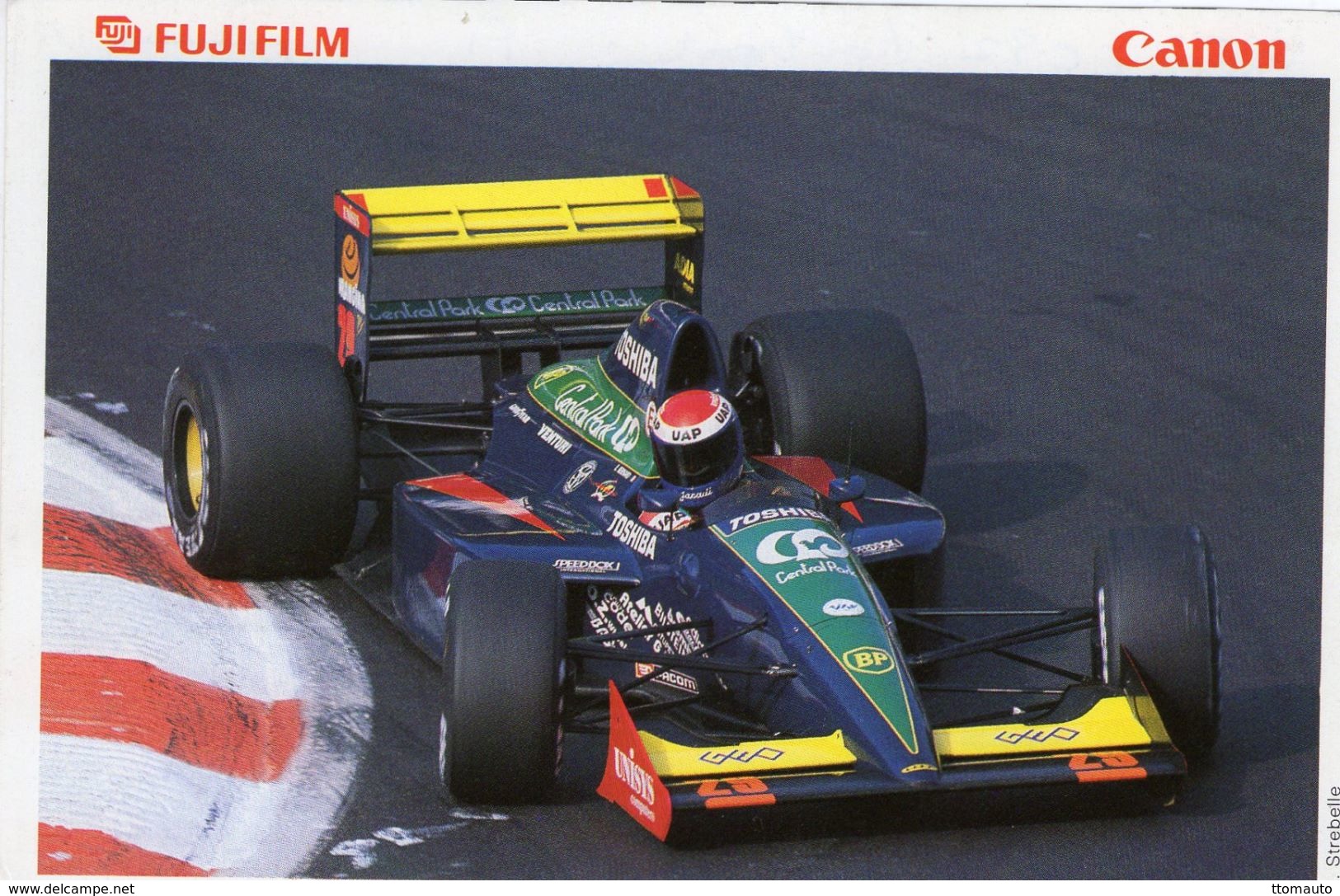 Grand Prix 1991  -  Venturi-Lamborghini LC92 F1  -  Pilote: Bertrand Gachot  -  Carte Postale - Grand Prix / F1