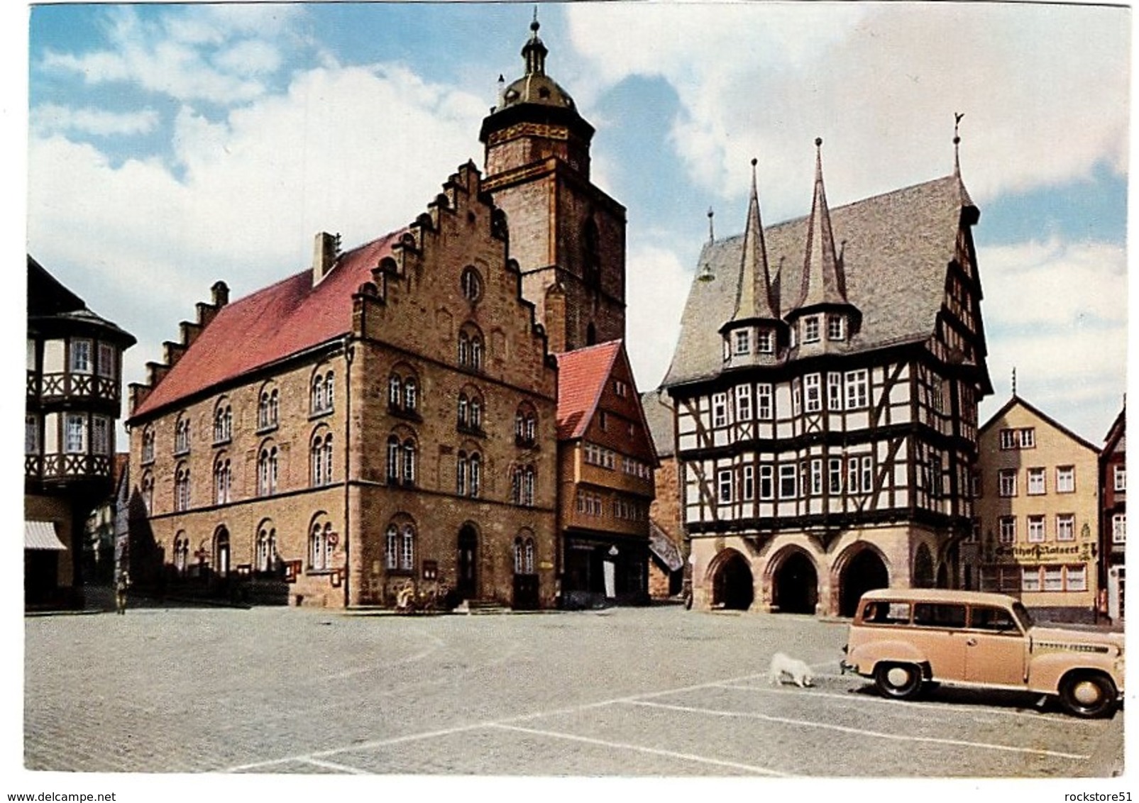 Alsfeld Marktplatz Auto - Alsfeld