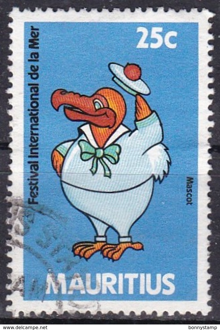 Mauritius, 1987 - 25c Dodo Mascot - Nr.651 Usato° - Mauritius (1968-...)