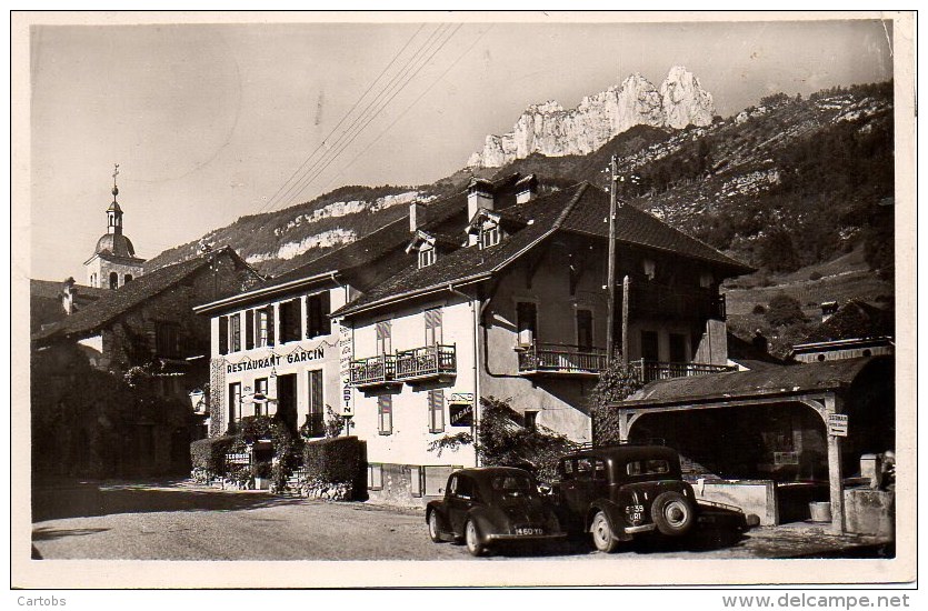 74 TALLOIRES  Les Dents De Lanfon Et Restaurant Garcin - Talloires