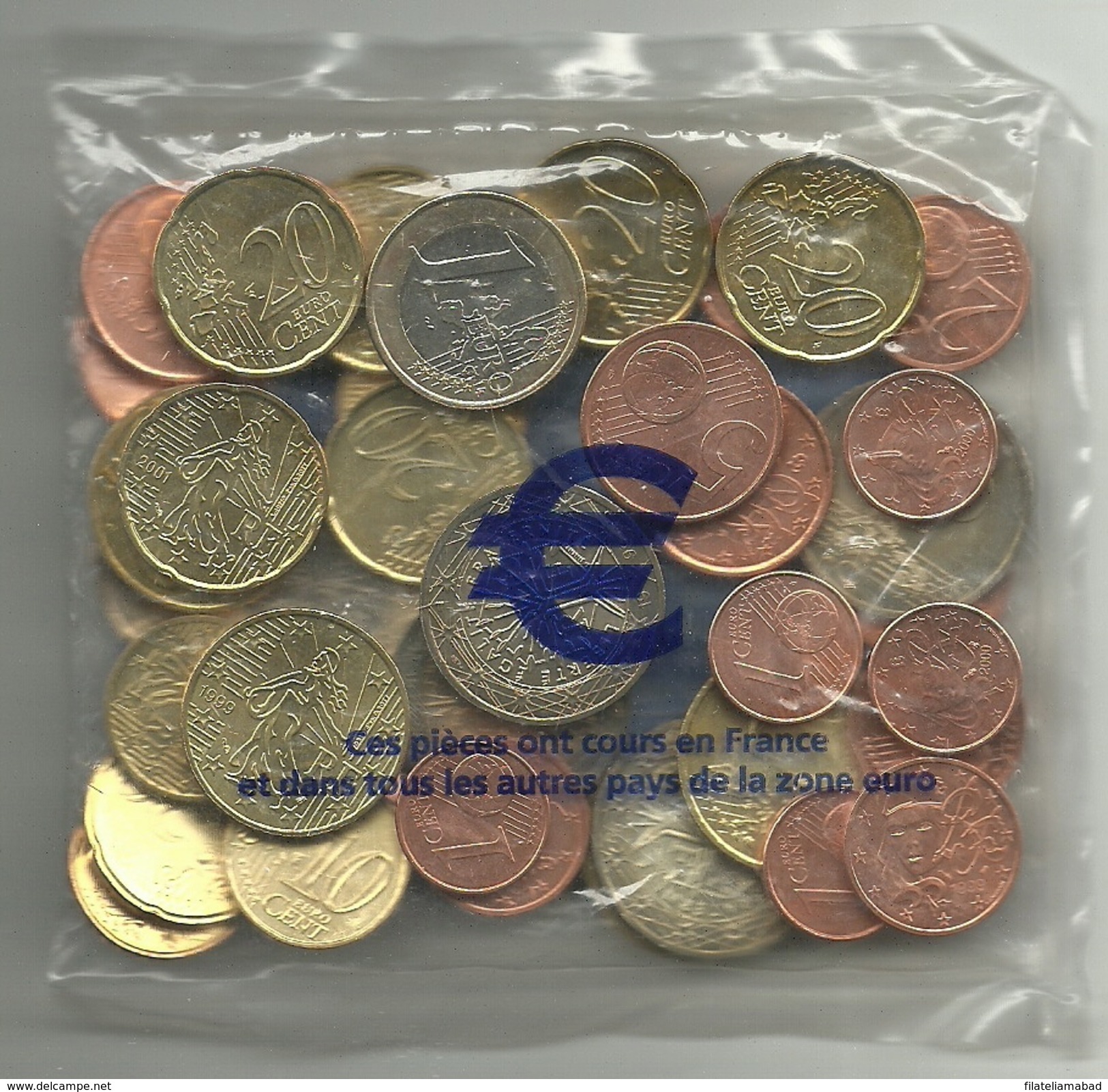 ESPAÑA LOTE DE EUROS SIN CIRCULAR (M.C.5.17) - Kilowaar - Munten