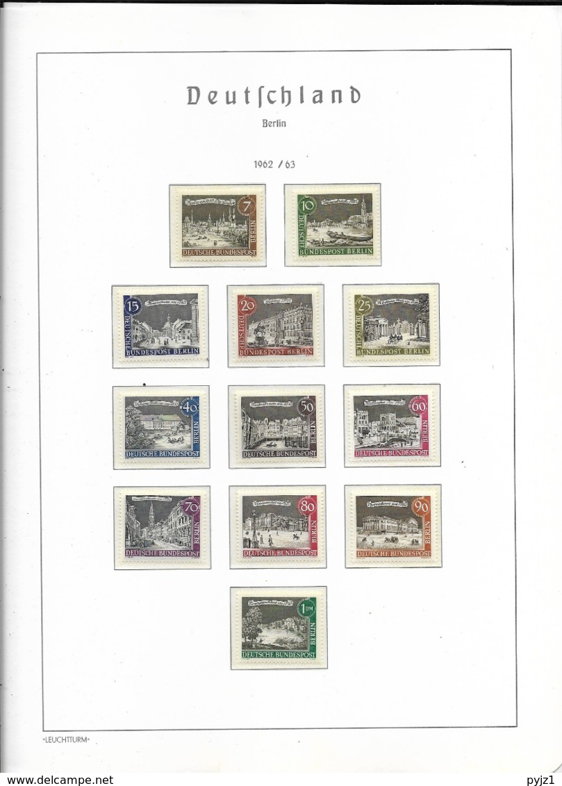 Berlin MNH Collection 1960-1990 In Leuchtturm Album - Collections (with Albums)