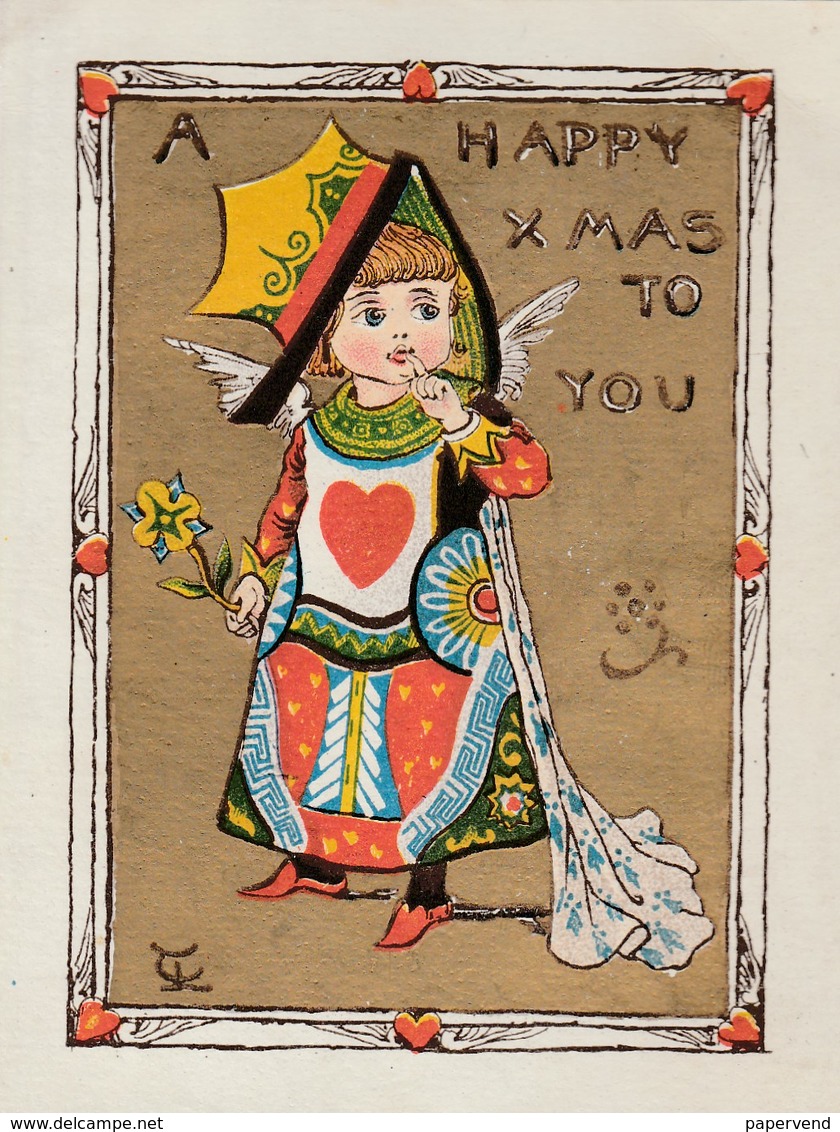 Greeting Card  Christmas Queen Of Heats   Egc166 - Unclassified