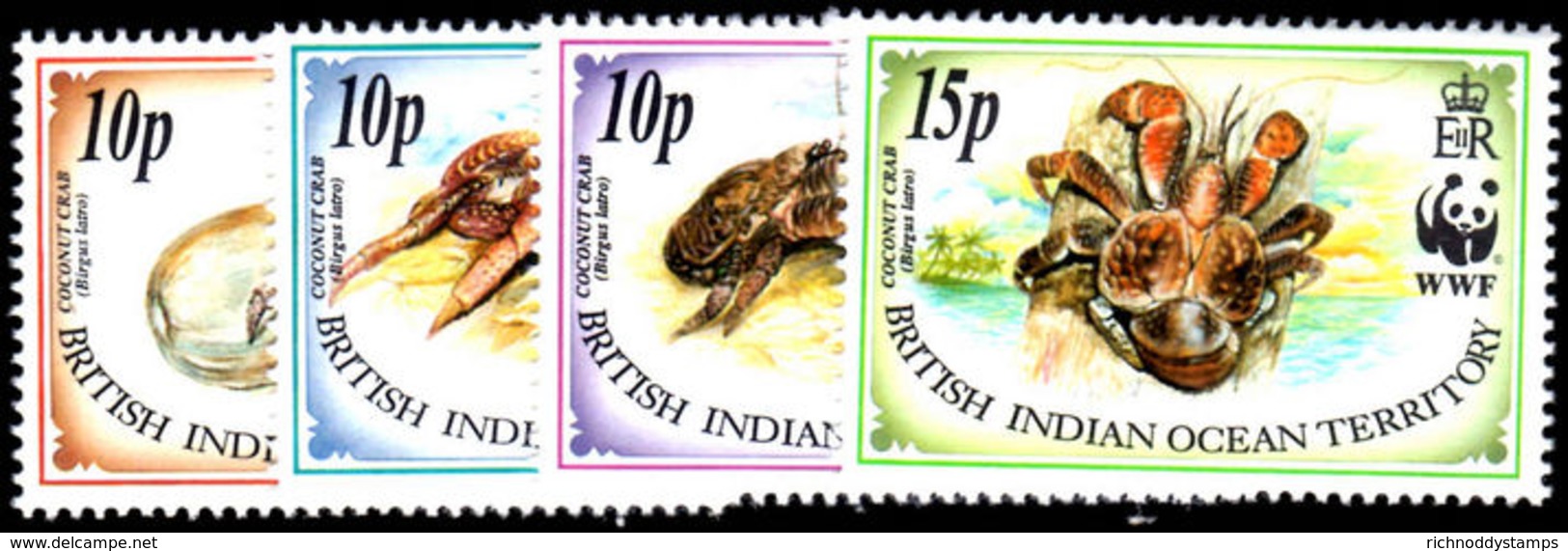 British Indian Ocean Territory 1993 Coconut Crab Unmounted Mint. - British Indian Ocean Territory (BIOT)