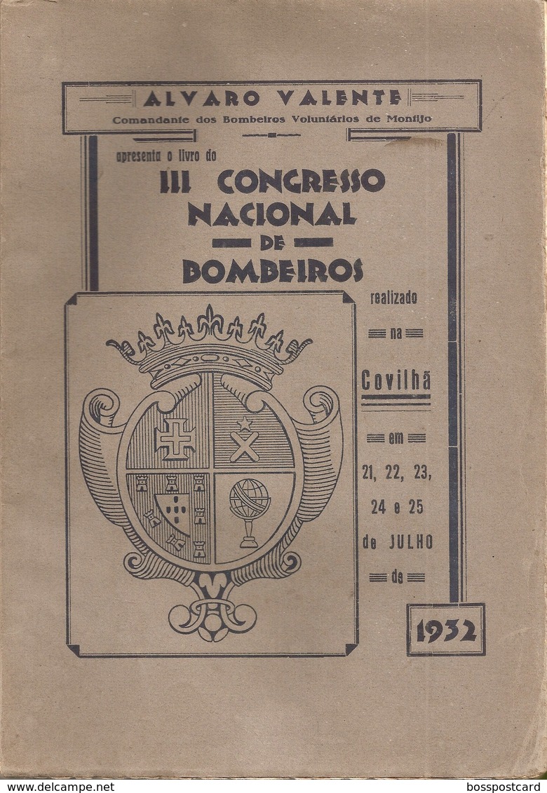 Covilhã - III Congresso Nacional De Bombeiros, 1932 - Fundão. Castelo Branco. Pompiers. Firefighters. - Culture