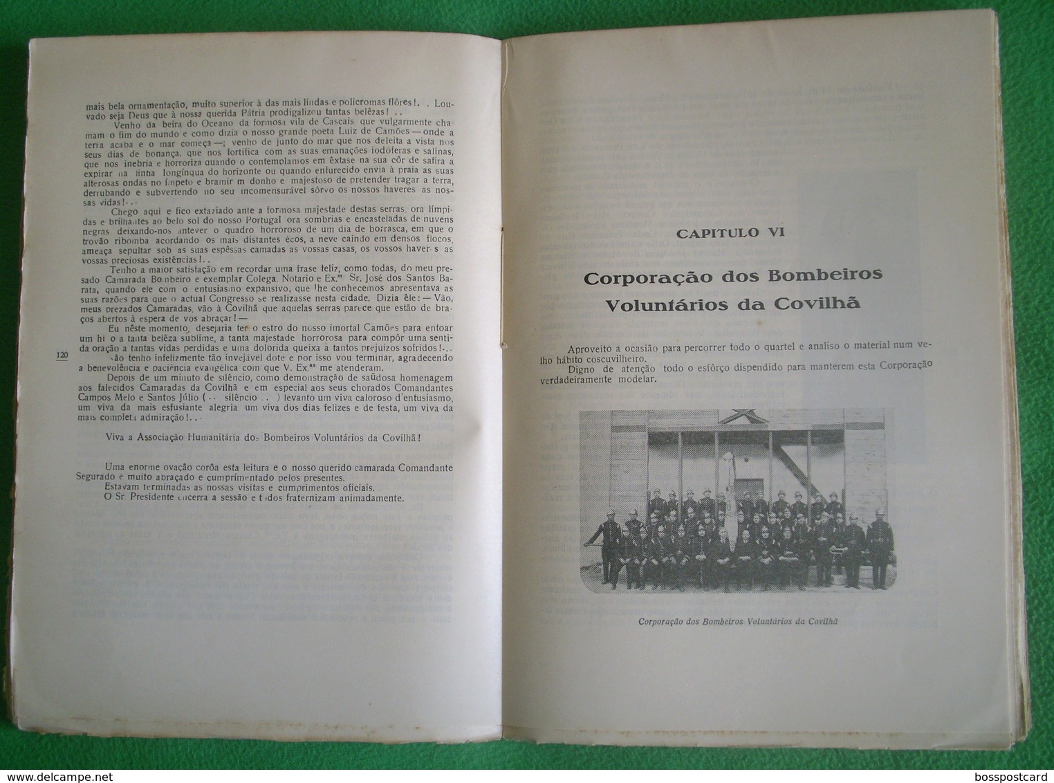 Covilhã - III Congresso Nacional De Bombeiros, 1932 - Fundão. Castelo Branco. Pompiers. Firefighters. - Culture