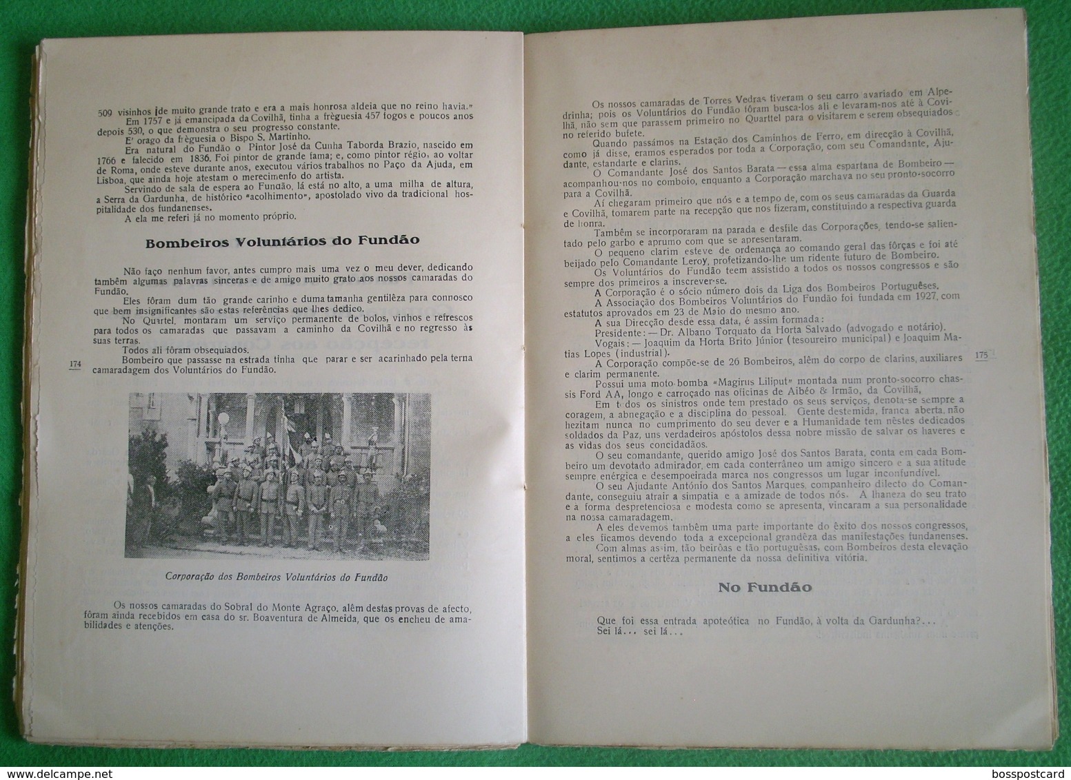 Covilhã - III Congresso Nacional de Bombeiros, 1932 - Fundão. Castelo Branco. Pompiers. Firefighters.