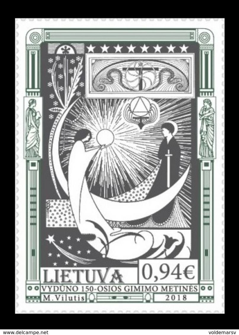 Lithuania 2018 Mih. 1273 Philosopher Vydunas MNH ** - Litauen