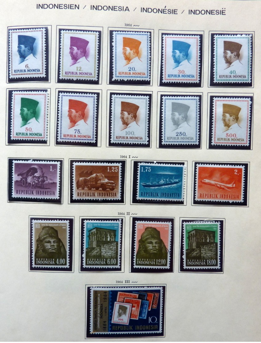 Indonesië/Indonesia collection in 2 binders MNH/MH/Used