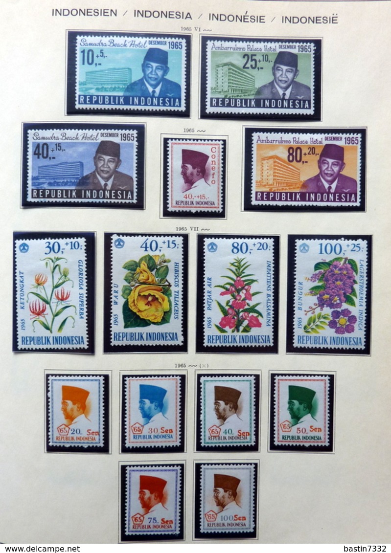 Indonesië/Indonesia collection in 2 binders MNH/MH/Used