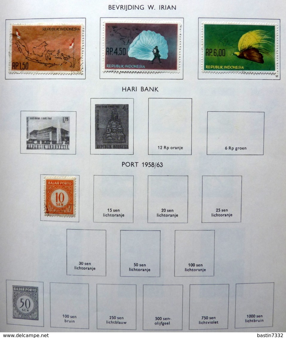 Indonesië/Indonesia collection in 2 binders MNH/MH/Used