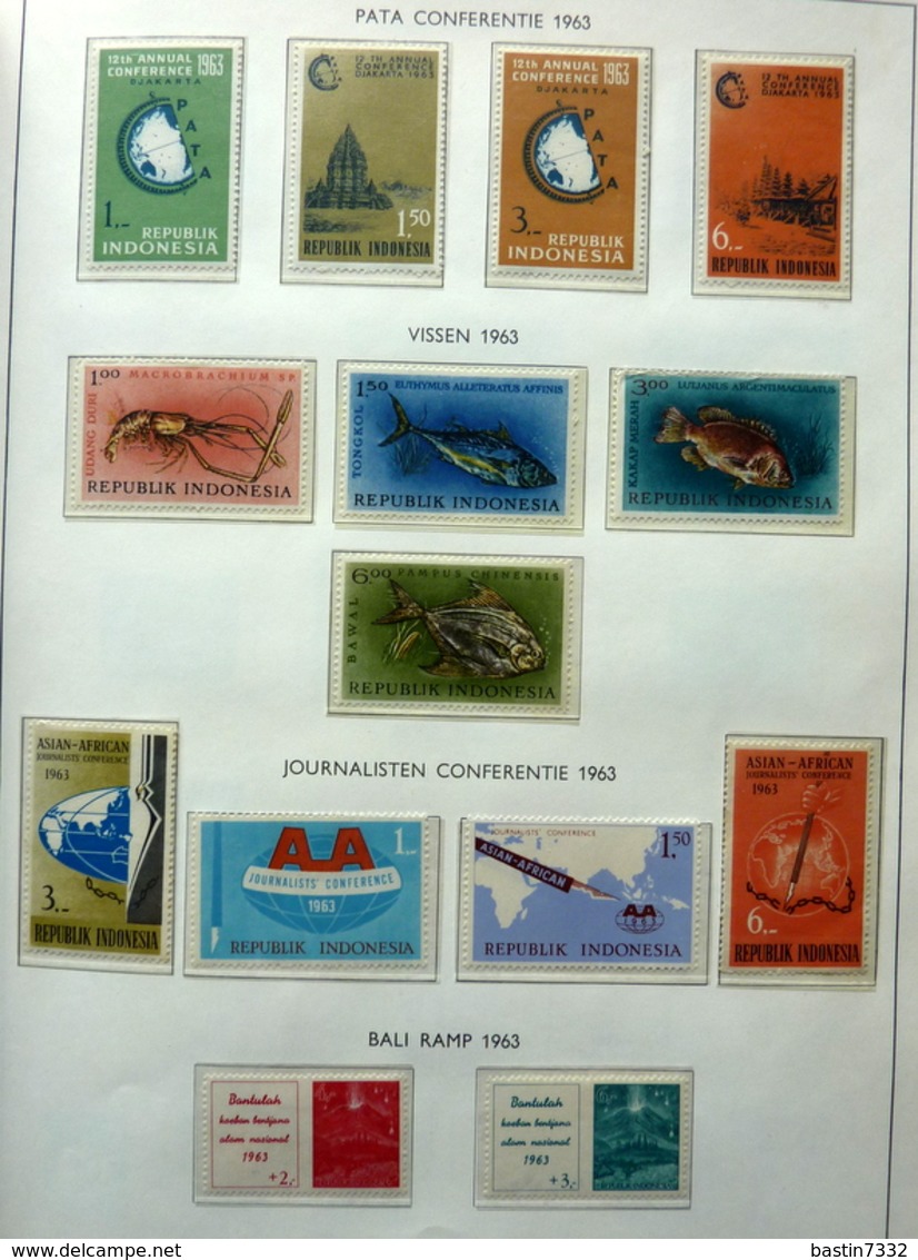 Indonesië/Indonesia collection in 2 binders MNH/MH/Used