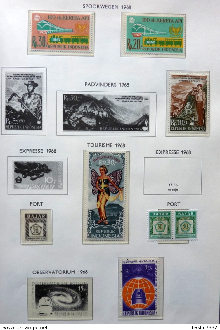 Indonesië/Indonesia collection in 2 binders MNH/MH/Used