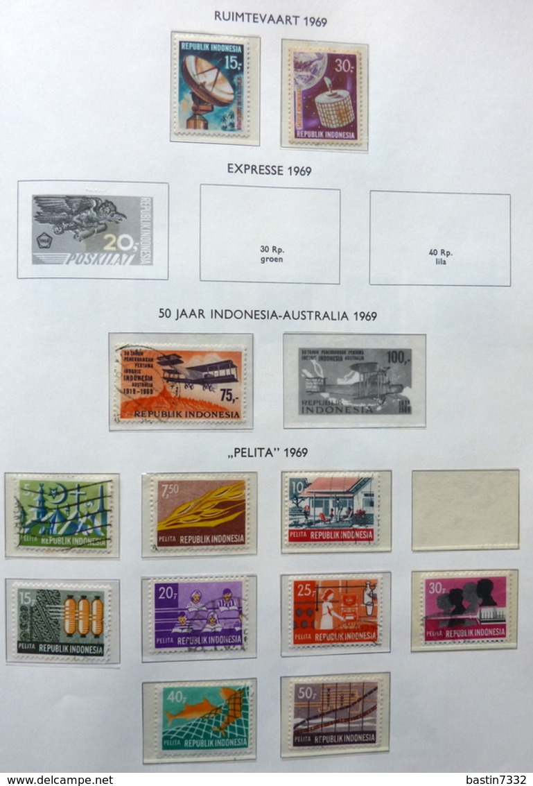 Indonesië/Indonesia collection in 2 binders MNH/MH/Used