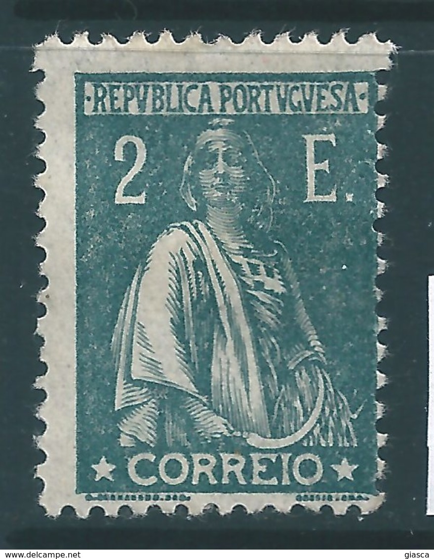 PORTUGAL : A150  -  1917  2 E.  Green Mint  -  Yvert  € 80 - Unused Stamps