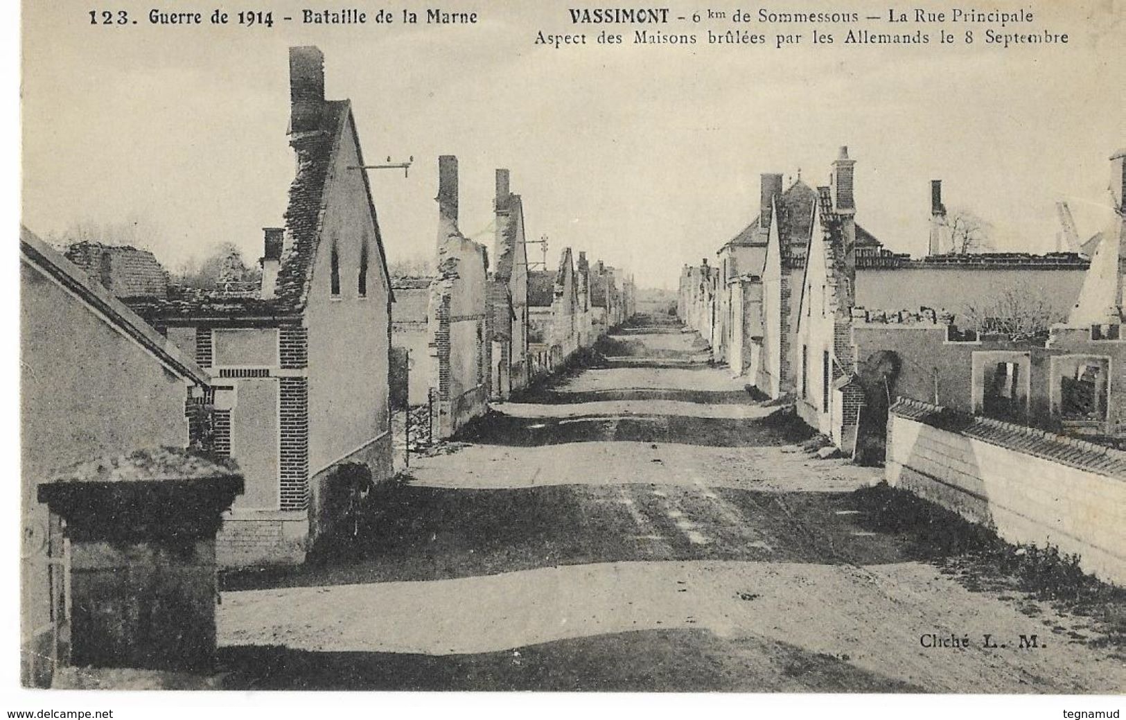 VASSIMONT - Rue Principale - Maisons Brûlées - Bétheny
