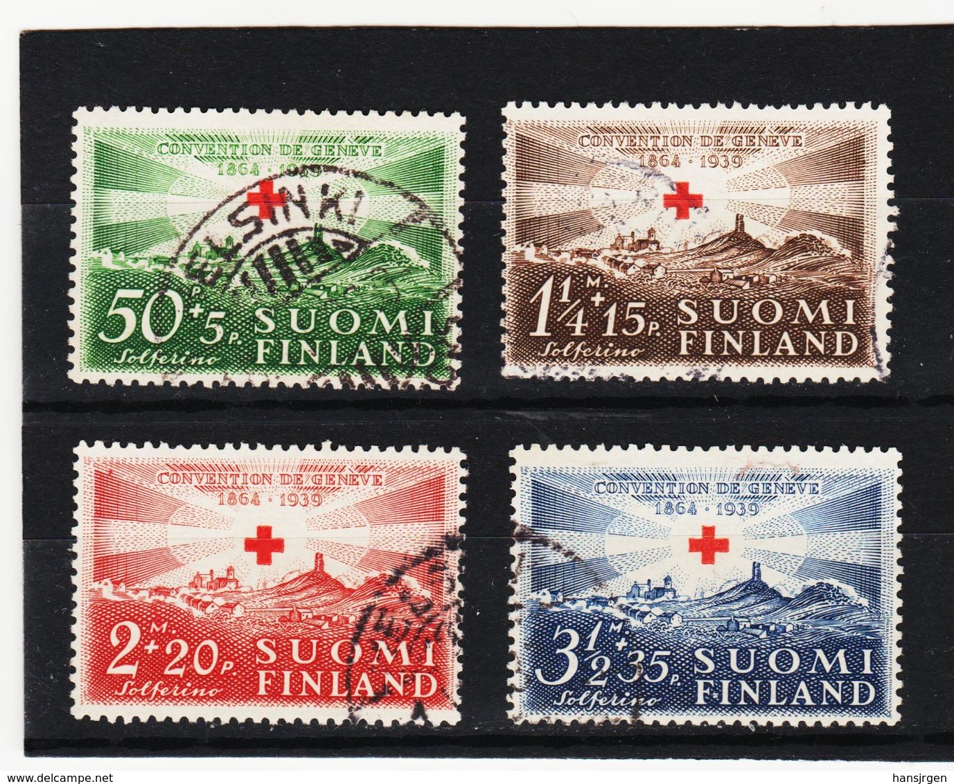 AUA578 FINNLAND 1939 Michl 217/20 Gestempelt / Entwertet  ZÄHNUNG Und STEMPEL SIEHE ABBILDUNG - Gebraucht