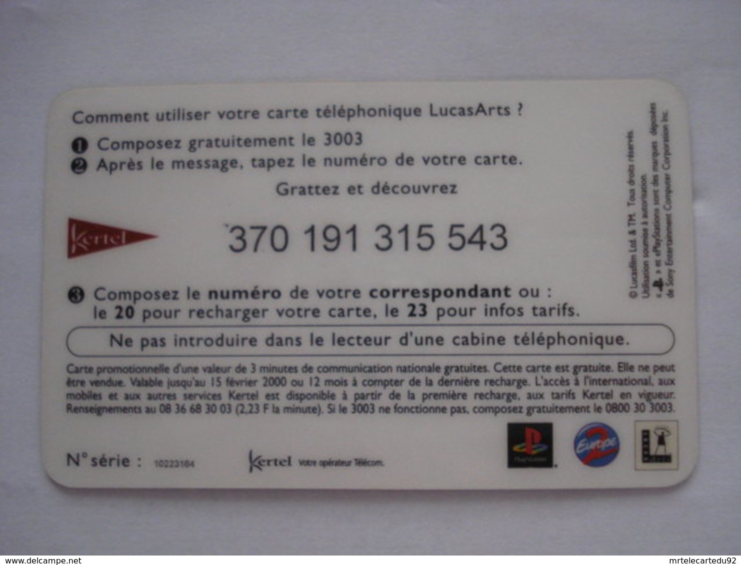 Carte Prépayée   " Utilisé " . - Cellphone Cards (refills)