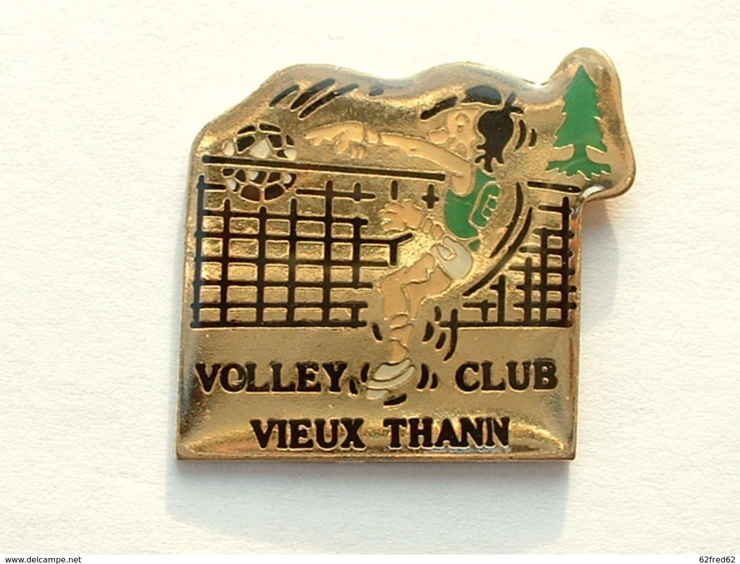 PIN'S  VOLLEYBALL - VIEUX THANN - HAUT RHIN - Volleyball