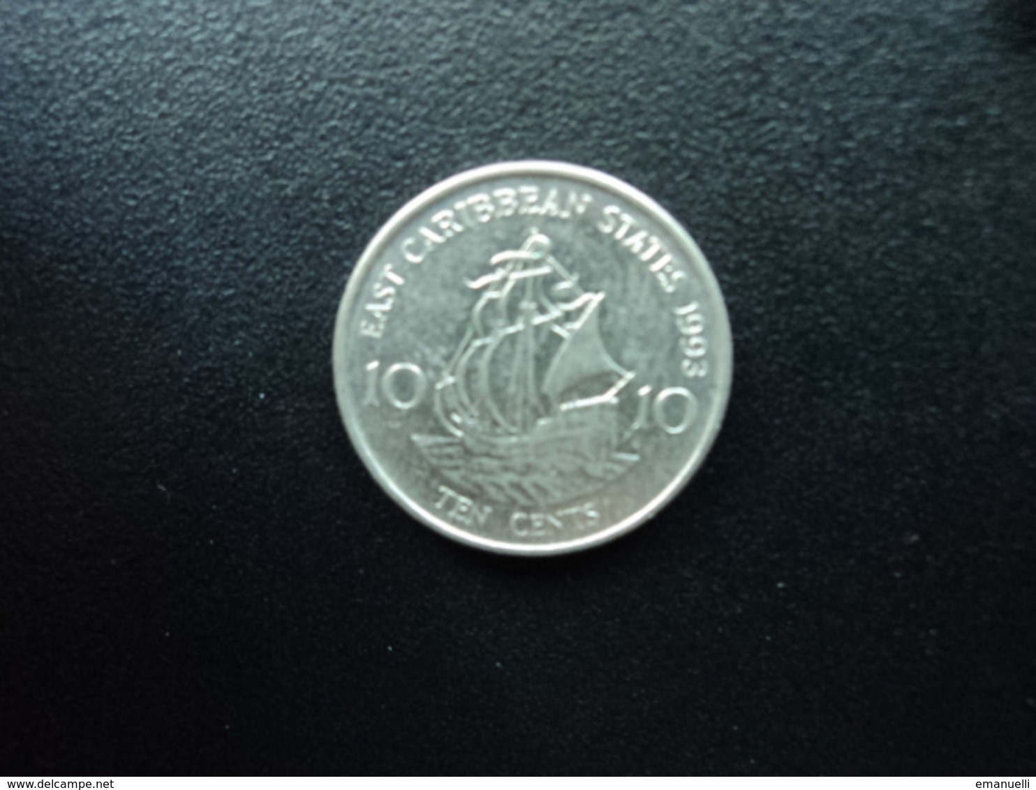 CARAÏBES ORIENTALES : 10 CENTS  1993   KM 13    SUP+ - Caraïbes Orientales (Etats Des)