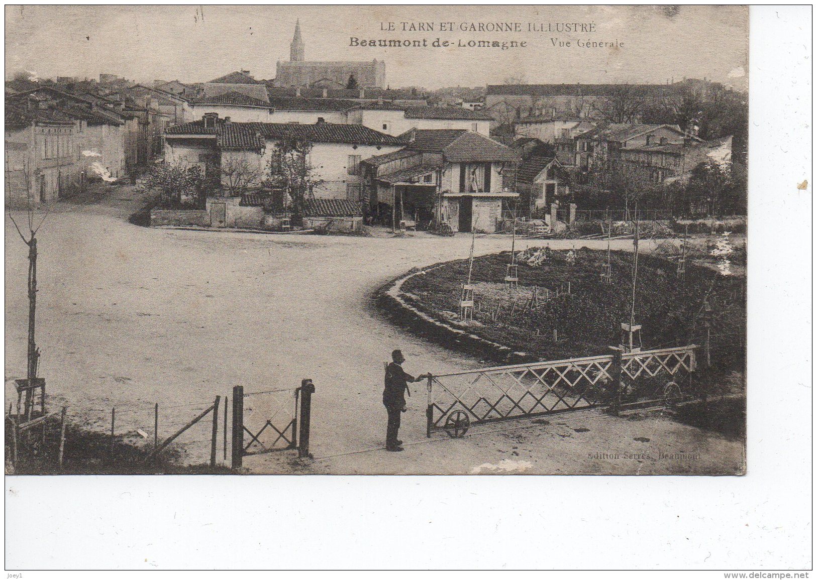 Cpa Beaumont De Lomagne Vue Générale - Beaumont De Lomagne