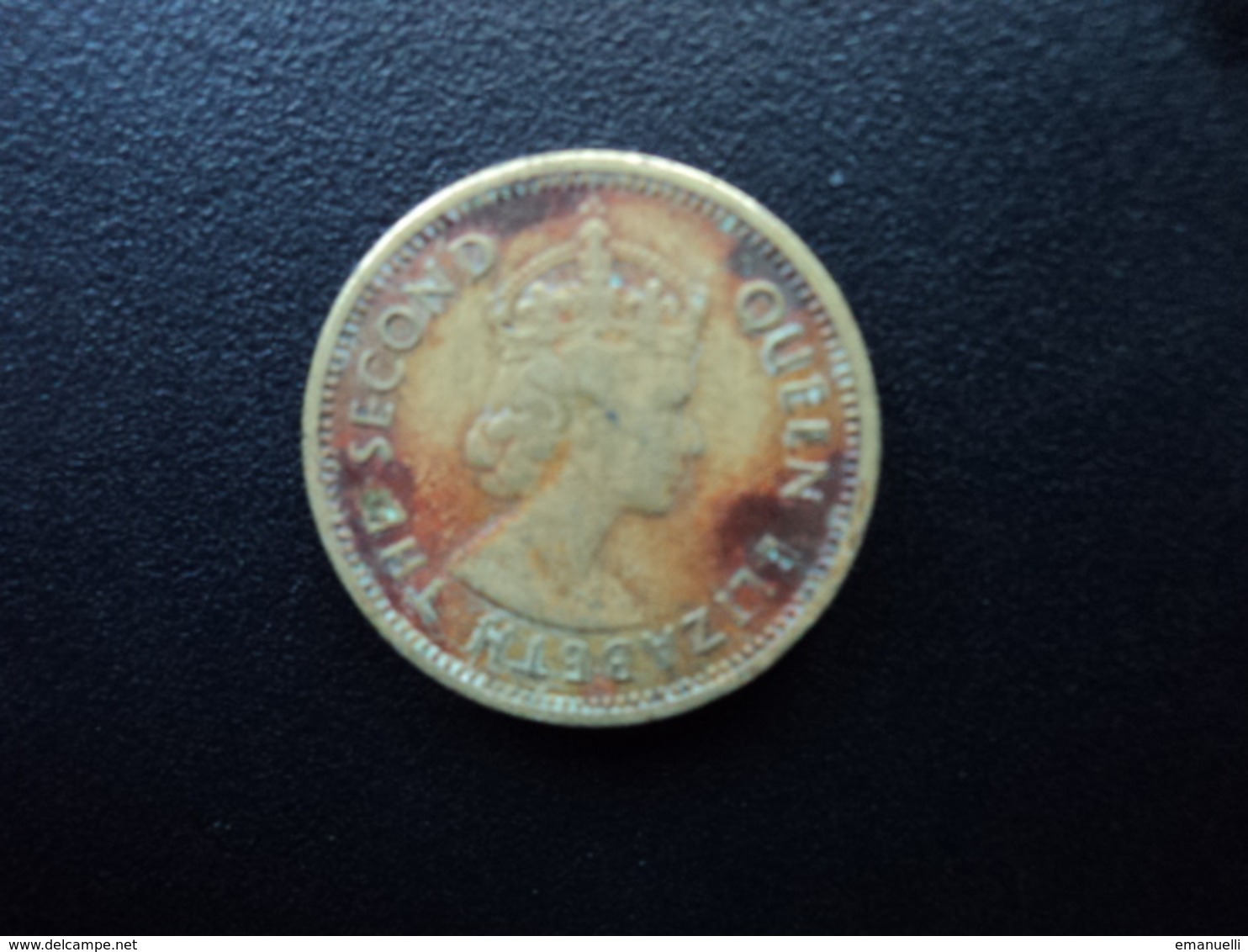 CARAÏBES ORIENTALES : 5 CENTS  1964   KM 4   TTB Taché - Territoires Britanniques Des Caraïbes