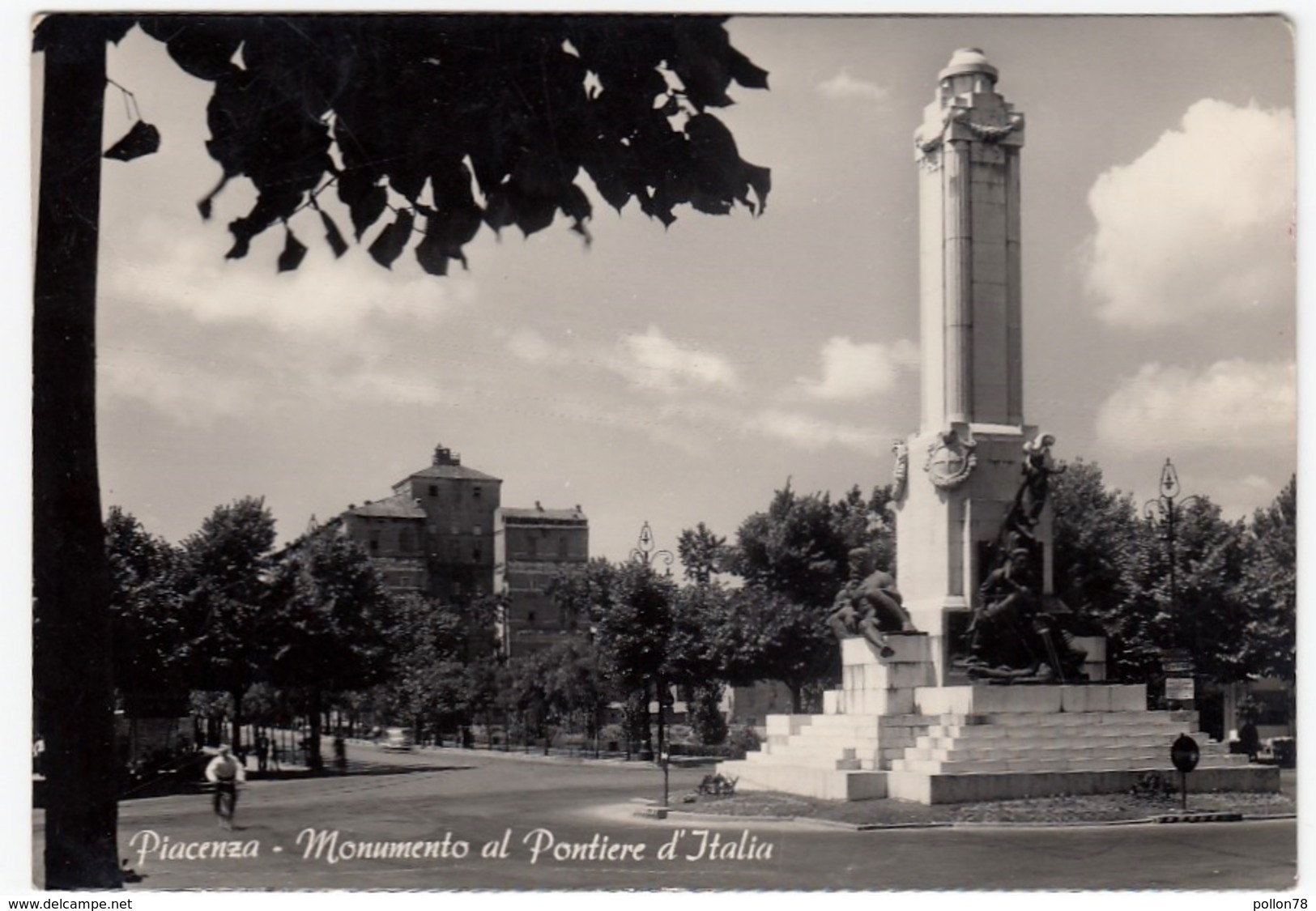 PIACENZA - MONUMENTO AL PONTIERE D'ITALIA - 1956 - Piacenza