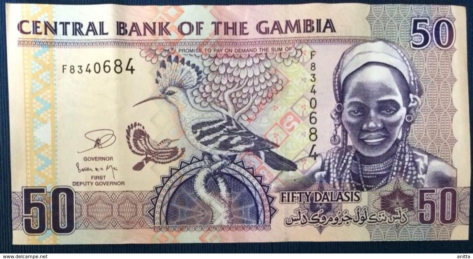 2013 GAMBIA 50 DALASIS ( P 28c ) - XF - - Gambie