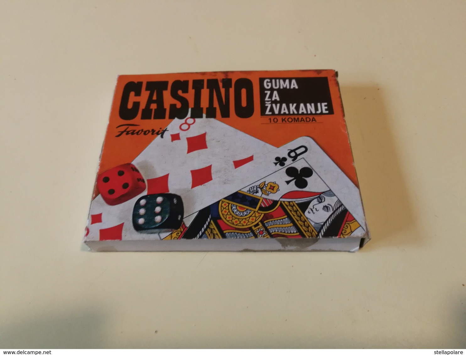 CASINO FAVORIT COMPLETE BUBBLE GUM VINTAGE PACKET YUGOSLAVIA ZVAKE - Other & Unclassified