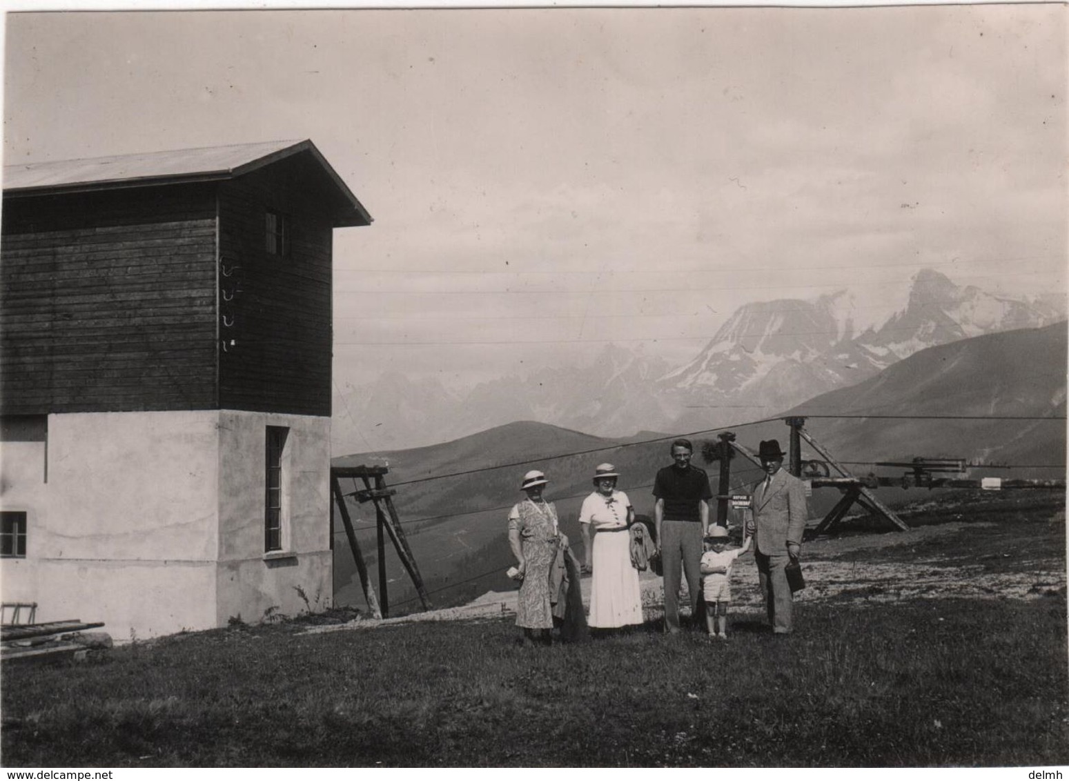 Photo Originale Haute Savoie Téléphérique De Rochebrune Megève - Lieux