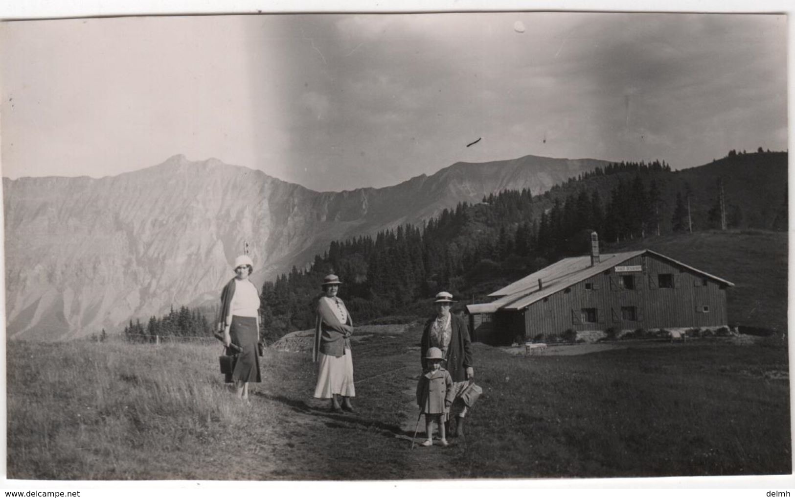 Photo Originale Haute Savoie Téléphérique De Rochebrune Le Plateau Chalet Megève - Lieux