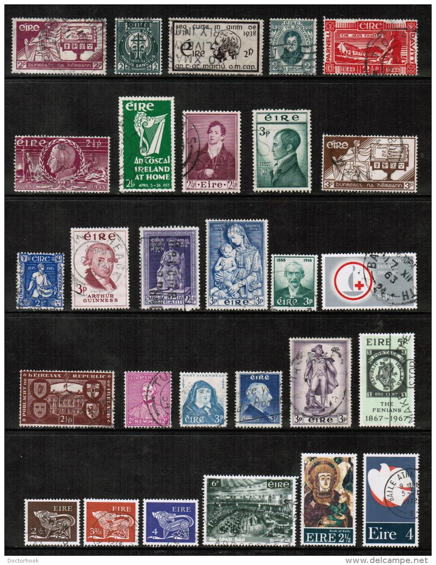 IRELAND---Collection Of USED DL-547 - Collections, Lots & Series