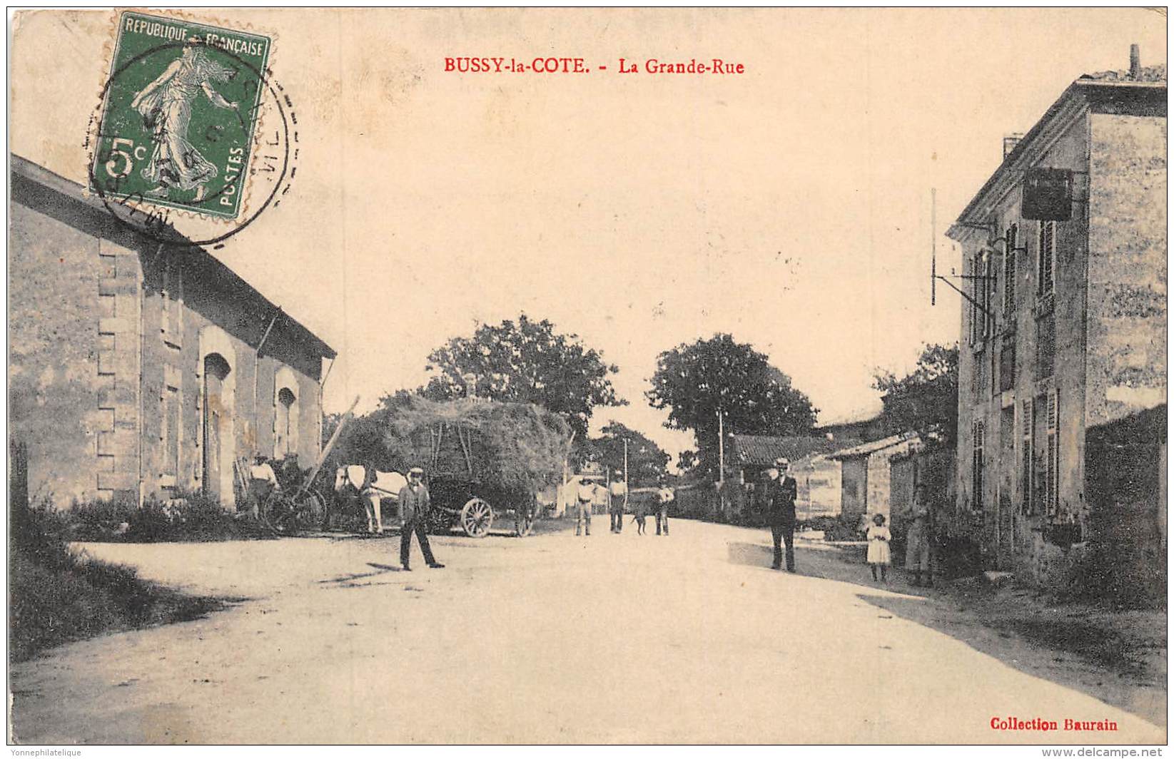 55 - MEUSE / 551117 - Bussy La Cote - La Grande Rue - Autres & Non Classés