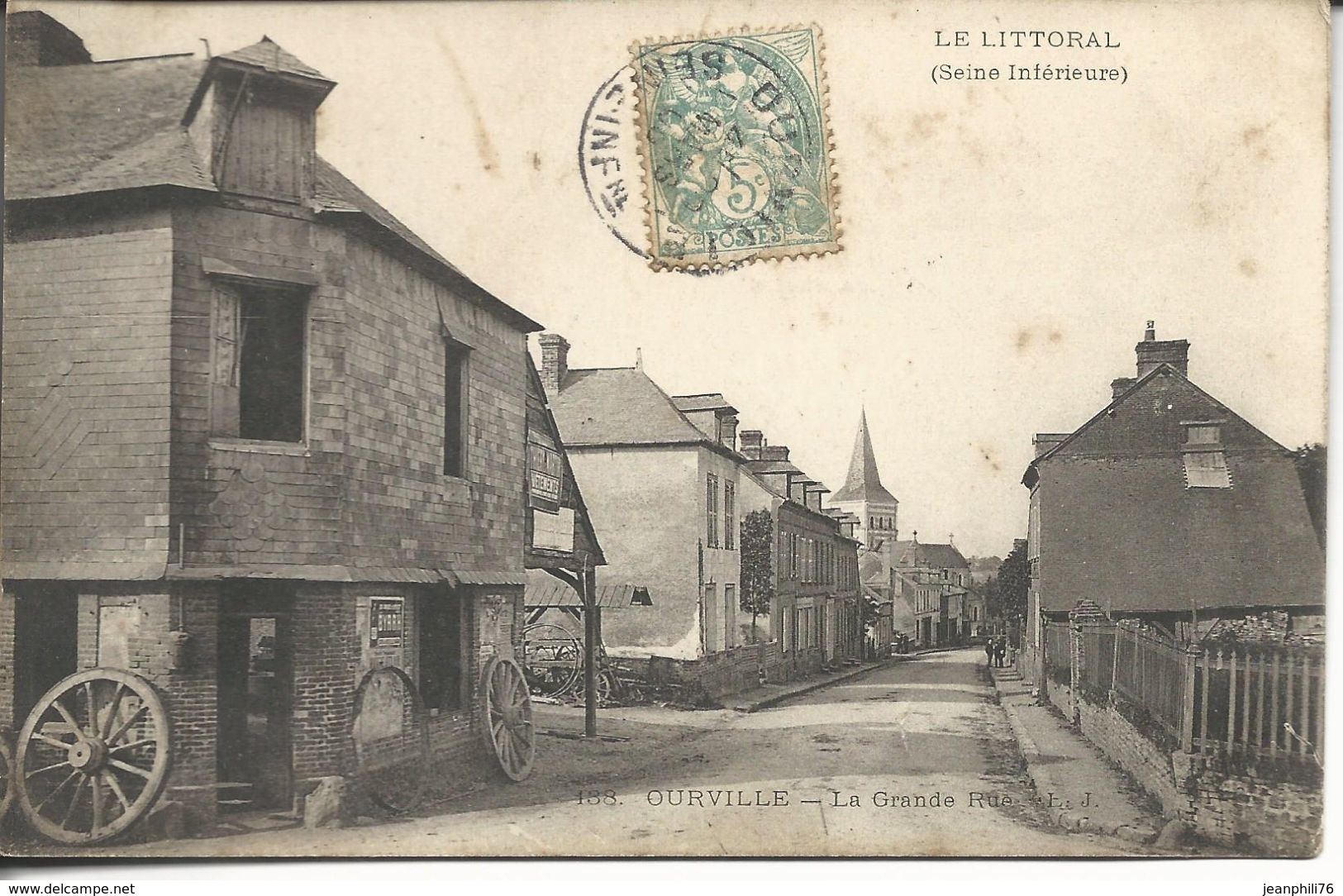 Ourville - La Grande Rue - Ourville En Caux