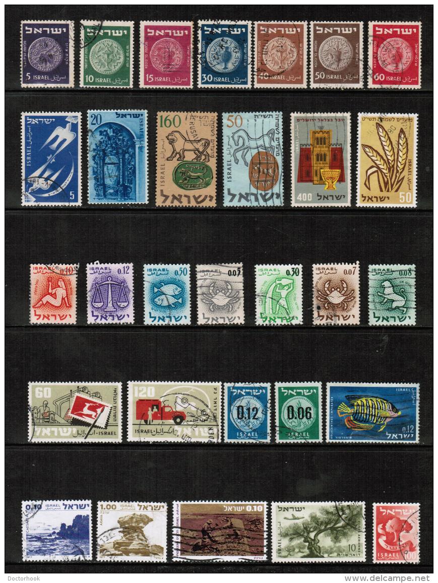 ISRAEL---Collection Of USED DL-551 - Collections (without Album)