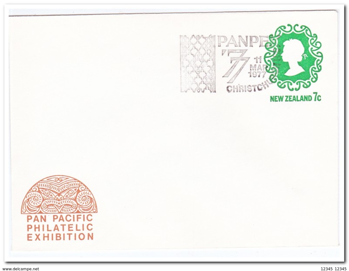 Nieuw Zeeland, Prepaid Letter 7c - Postal Stationery