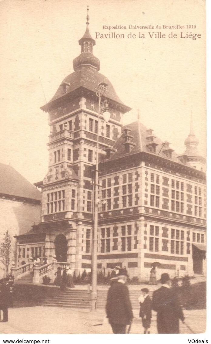 Bruxelles - CPA - Brussel - Exposition 1910 - Pavillon De La Ville De Liège - Expositions Universelles